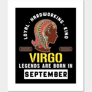 Zodiac Virgo: Born In September Posters and Art